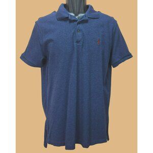 Polo Ralph Lauren Mens Navy Polo Medium Pima Stretch Mesh
